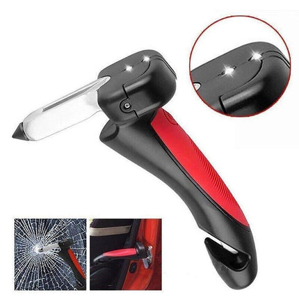 Car Door Handle Disability Elderly Standing Aid Cane Glass Breaker Flashlight AU - Aimall