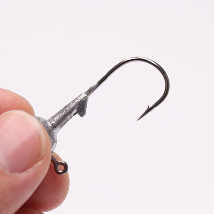 20PCS Jig Heads High Chemically Sharpened Hooks, Fishing Tackle AU - Aimall