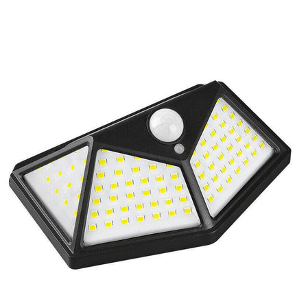 4PCS 100 LED Solar Power Motion Sensor Light Outdoor Security Garden Waterproof - Aimall