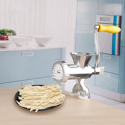 Manual Kitchen Meat Grinder Mincer Stuffer Table Hand Sausage Filler Maker AU - Aimall