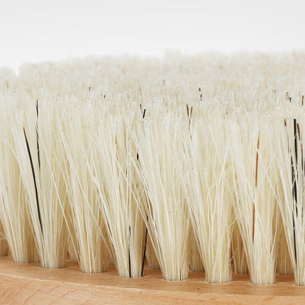 Body Bath Brush Scrub Back Massager Scrubber Long Handle Natural Wooden Shower - Aimall