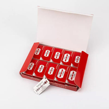 10-200 PCS Super Platinum Ultra Sharp Double Edge Cut Throat Razor Barber Blades - Aimall