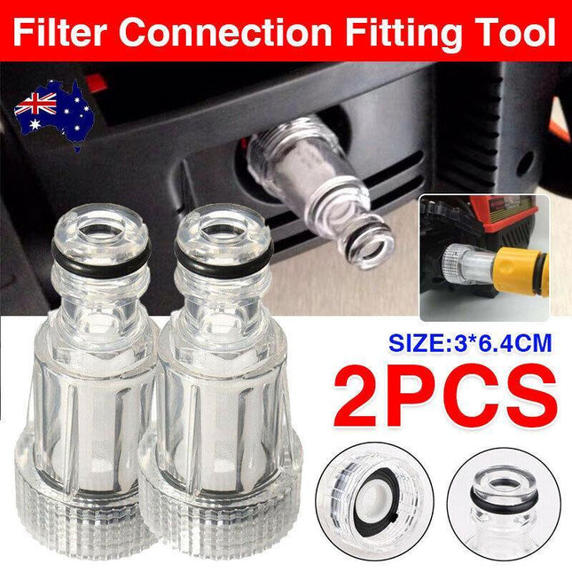 2X High-Pressure Car Clean Washer Water Filter Connection Fitting Tool AU Stock - Aimall