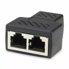 RJ45 LAN Ethernet Splitter Plug Network Double Adapter Coupler Cable Connector - Aimall