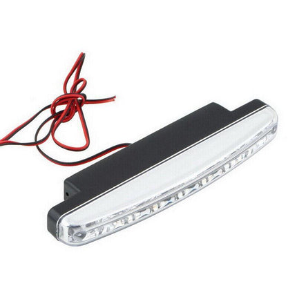 2PCS 8LED Running Bright DRL Head Lamp Light Driving Light Daytime Car Daylight - Aimall