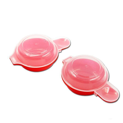 Easy Eggwich Microwave Egg Cooker Poacher Saves Time Eggs Made Easy Cooking 2PCS - Aimall