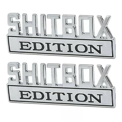 Shitbox Edition Badge Sticker ute 4x4 window bumper funny car decal - AU Stock - Aimall