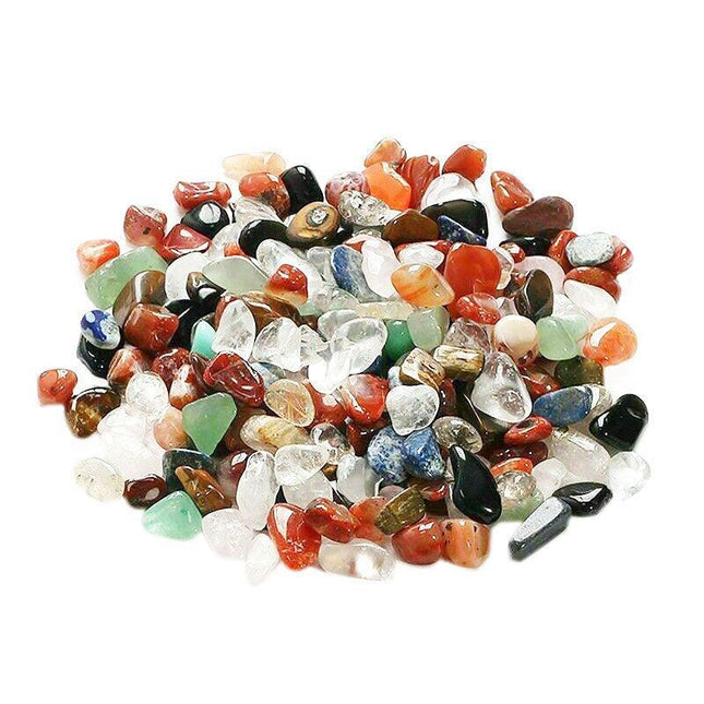 Mixed Stone Crystal Chips Small Colorful Gemstone Polished Stones-100g Bulk Lot - Aimall