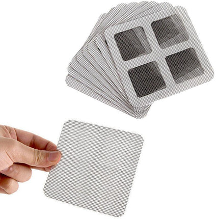 12x Fly Screen Net Repair Tape Patch Adhesive Door Curtain For Mending Holes Set - Aimall