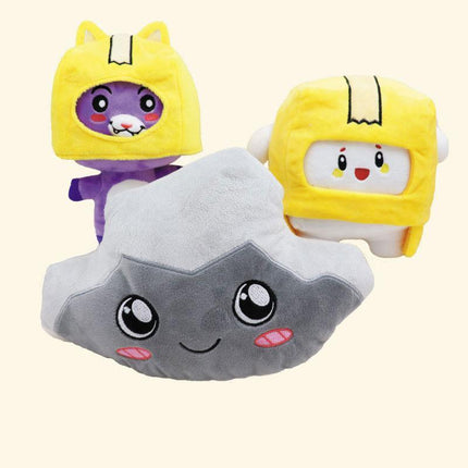 BOXY + FOXY + ROCKY Plush Soft Stuffed Toy Kid Game Figure Plushie Doll - Aimall