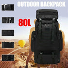 80L Military Tactical Backpack Bag Outdoor Hiking Trekking Camping Rucksack AU - Aimall