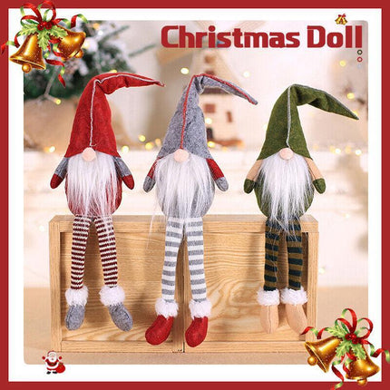 Decorations Window Decoration Christmas Faceless Doll Santa Claus Ornaments AU - Aimall