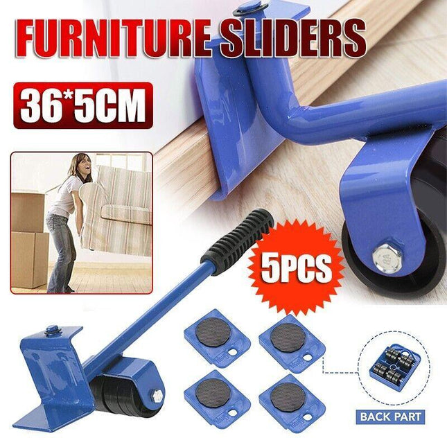 Furniture Lifter Heavy Roller Move Tool Set Moving Wheel Mover Sliders Kit AU - Aimall