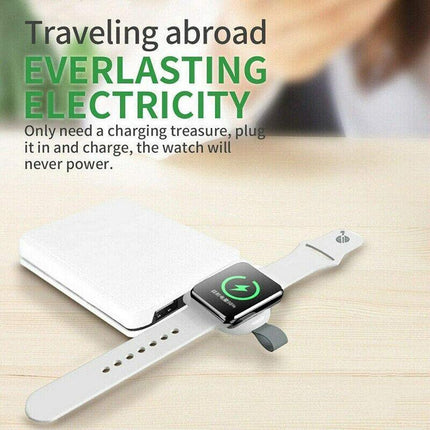 For Apple Watch Series 6/5/4/3/2/1 Portable USB Wireless Charger Keychain DF AU - Aimall