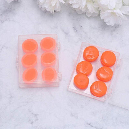 6PCS Soft Silicone Ear Plugs Comfortable Adjustable Anti Sleep Snore Moldable AU - Aimall
