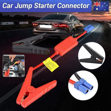 Car Portable Jump Starter Cable Alligator Clamp Clip Connector Battery EC5 Plug - Aimall