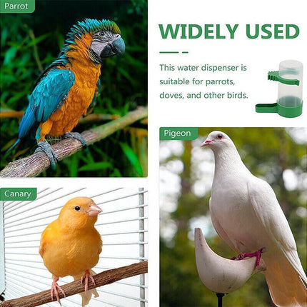 4Pcs/Set Drinker Food Feeder Water Clip For Cage Bird Parrot Cockatiel Budgie AU - Aimall