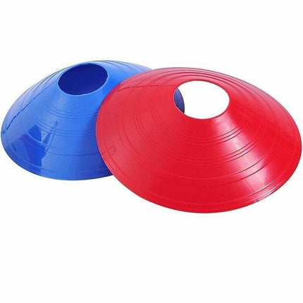 60 Pack Sports Training Discs Markers Cones Soccer Rugby Fitness Exercise - Aimall