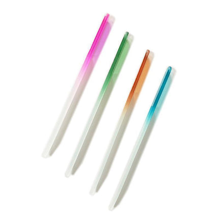 8X Durable Nail File Crystal Glass Buffer Art Files Manicure Device Acrylic Gel - Aimall
