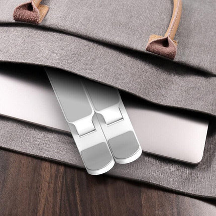 Folding Laptop Stand Portable Tablet Holder Bracket Desktop Adjustable Riser AU - Aimall