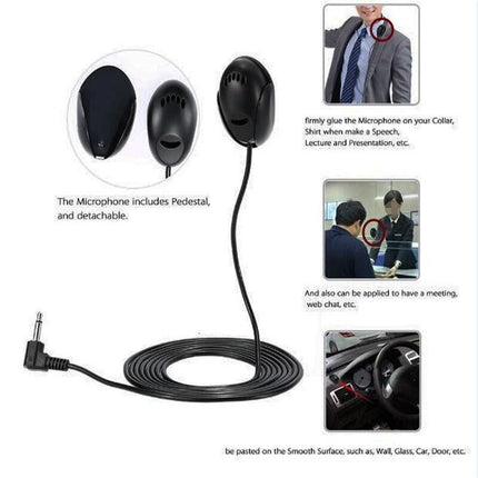 Car Radio 3.5MM External Microphone Mic For Wireless GPS Stereo Receiver - Aimall