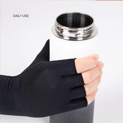 Compression Copper Arthritis Gloves Hand Wrist Brace Finger Pain Relief Support - Aimall