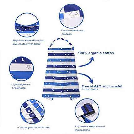 Multifunction Baby Breastfeeding Nursing Cover Scarf Maternity Generous Blanket - Aimall