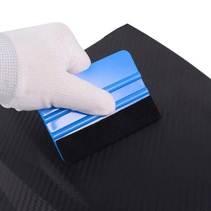 4PCS Car Wrapping Vinyl Squeegee Scraper Tool Wrap Soft Felt Edge Sticker Tools - Aimall