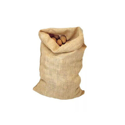 Sand Bag Flood Protection 84x36cm pk25 Control Hessian Sandbags With Tie - Aimall