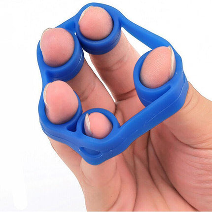 3Pcs Finger Stretcher Hand Resistance Band Grip Strength Exercise Fitness Wrist - Aimall