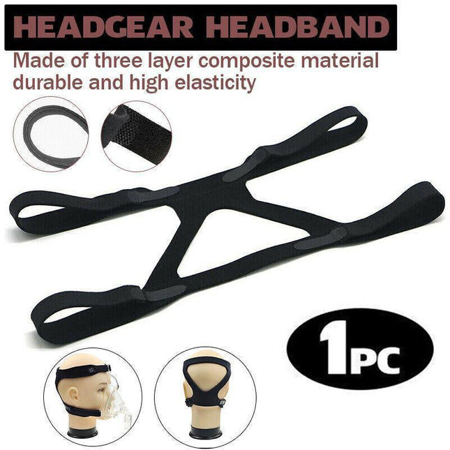 1PC AU Headgear Headband Ventilator Mask Band Strap For Respironics Resmed CPAP - Aimall
