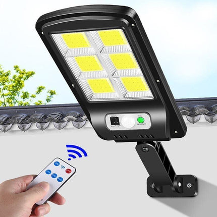 Solar Street LED Light Motion Sensor Remote Outdoor Garden Flood Down Lamp AU - Aimall