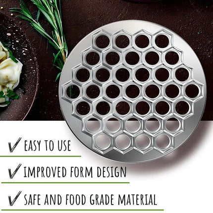 37 Holes Dumpling Mould Aluminum Mold - Aimall