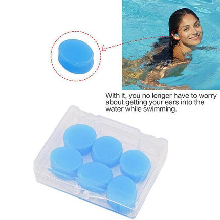 6PCS Soft Silicone Ear Plugs Comfortable Adjustable Anti Sleep Snore Moldable AU - Aimall