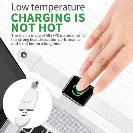 For Apple Watch Series 6/5/4/3/2/1 Portable USB Wireless Charger Keychain DF AU - Aimall