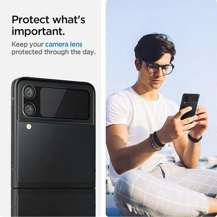 For Samsung Galaxy Z Flip 3 5G 3D Tempered Glass Camera Lens Screen Protector AU - Aimall