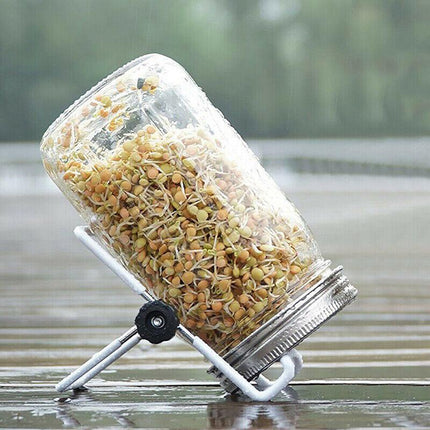 Metal Mesh Screen Sprouting Strainer Lid Filter Cover For Wide Mouth Mason Jar - Aimall
