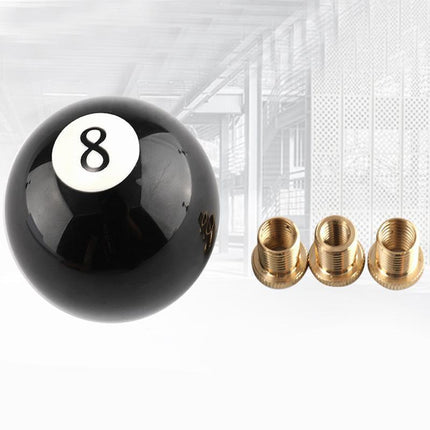 Black 8 Billiard Car Shift Knob Universal - Aimall