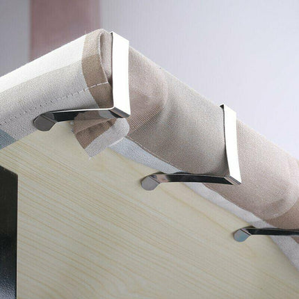 12PCS Stainless Steel Tablecloth Clips Desk Table Cloth Cover Clamp Holder Party - Aimall