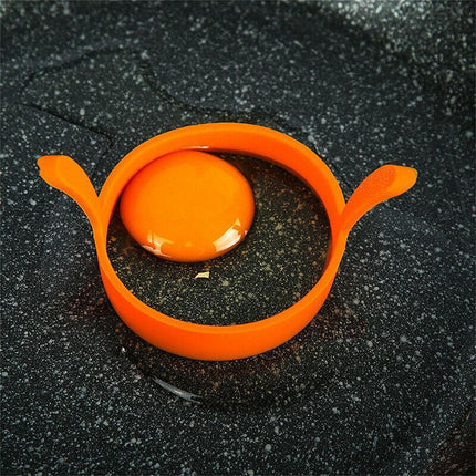 4pcs Silicone Egg Rings Non Stick Kitchen Baking Tools Pancake Handles AU Stock - Aimall