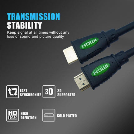 1-5M Premium HDMI Cable v2.0 Ultra HD 4K 2160p 1080p 3D High Speed Ethernet HEC - Aimall