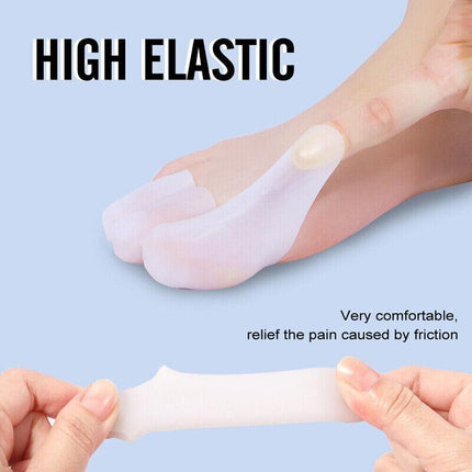 Silicone Toe Sleeve Gel Toe Cap Cover Protector Finger Tube Corn Pain Relief AU - Aimall