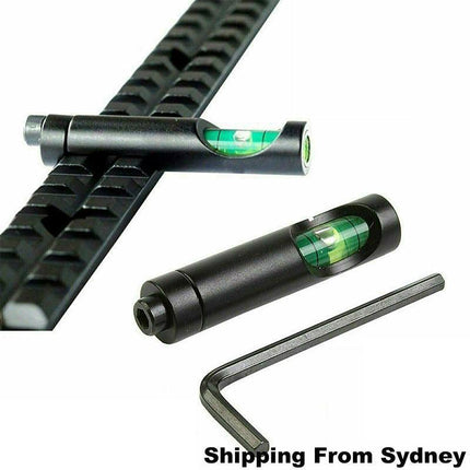 Metal Spirit Bubble Level For Picatinny Weaver Rail Rifle Sight Mount Scope 20mm - Aimall