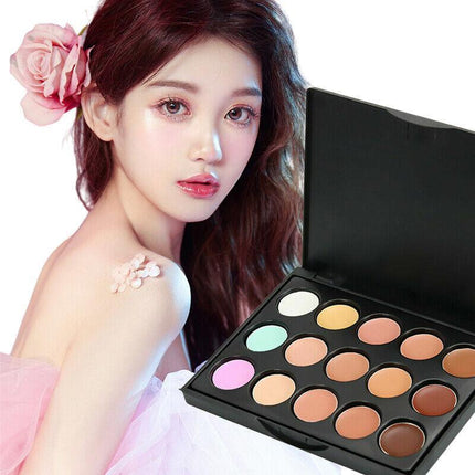 NEW 15Colours Contour Cream Concealer Kit Neutral Makeup Camouflage Palette SALE - Aimall