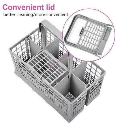 Universal Dishwasher Cutlery Basket Suits for Many Brands 240mm X 135mm X 122mm - Aimall