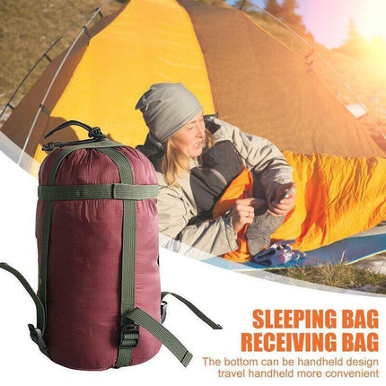 AU Waterproof Compression Stuff Sack Camping Storage Bag Outdoor Sleeping Bag - Aimall