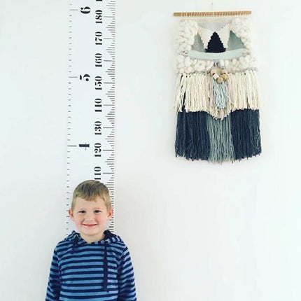 Kids Height Growth Ruler Chart Children Wall Hanging Personalised Measure Wooden - Aimall