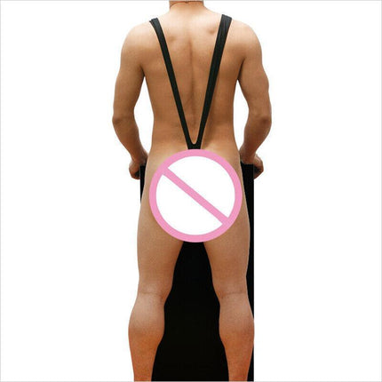 Men Borat Style Sexy Mankini Beach Swimming Thong Underwear Bodysuit Swimsuit Au Aimall