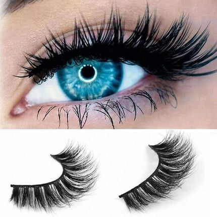 5 Pairs 3D Thick Mink Fake False Eyelashes Natural Long Wispy Makeup Lashes AU - Aimall