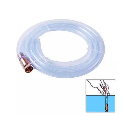 3M Self Priming Siphon Hose Water Jiggler Liquid Transfer Fuel Hose Pump Copper - Aimall